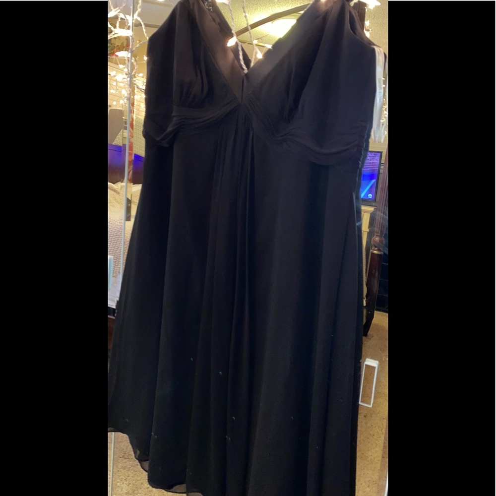 David’s bridal black dress